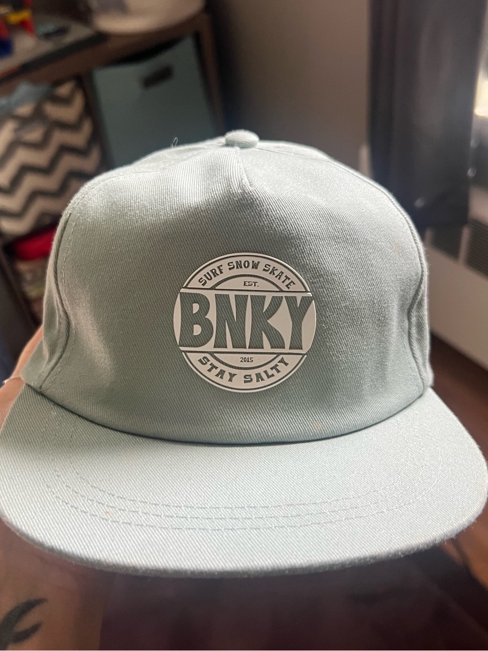 Binky bro Kids' Sage Green Snapback Hat